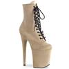Pleaser - FLAMINGO1020FS Plateau Laarzen, Paaldans schoenen - Paaldans schoenen - Beige Product image